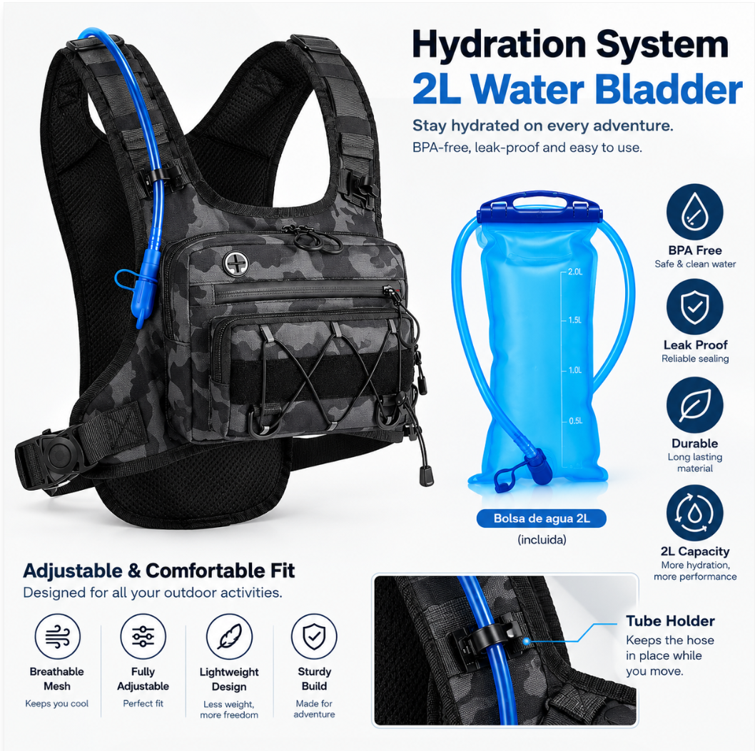 Hands-Free Hydration Vest