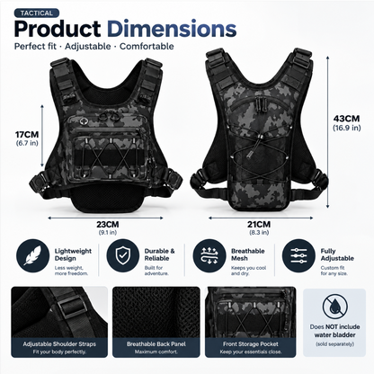 Hands-Free Hydration Vest